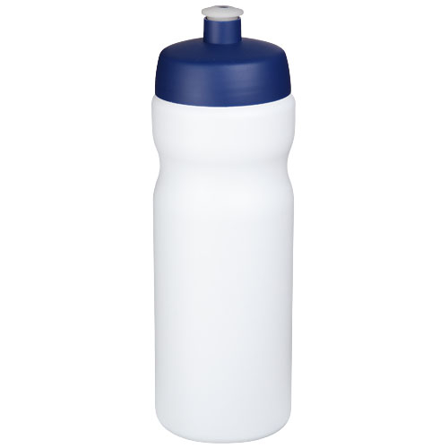 Bouteille de sport à personnaliser 650ml Baseline® Blanc / Bleu